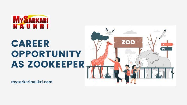 Career Opportunity as Zookeeper in India