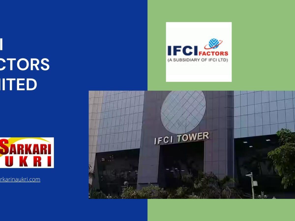 IFCI Factors Limited Recruitment