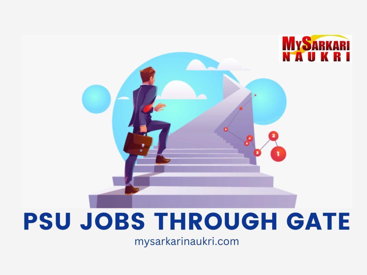 PSU Jobs Through GATE