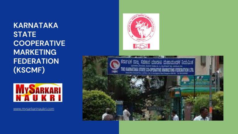 Karnataka State Cooperative Marketing Federation (KSCMF) Recruitment