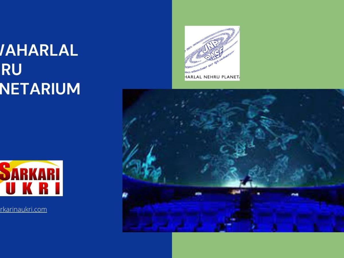 Jawaharlal Nehru Planetarium Recruitment