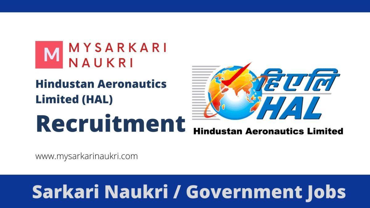 HAL Recruitment 2023 Hindustan Aeronautics Limited Jobs