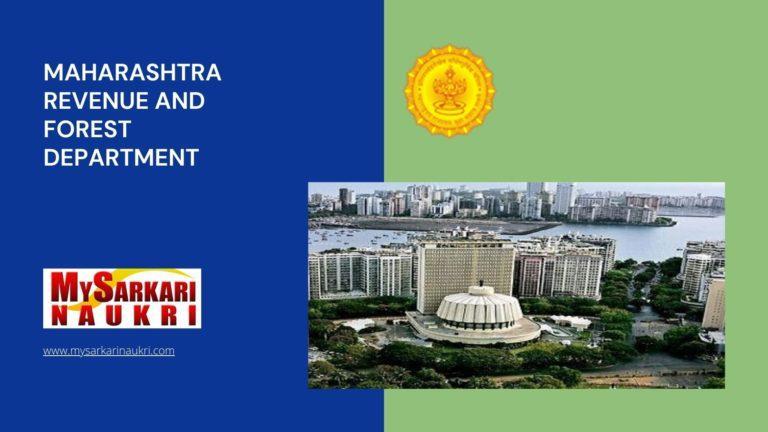 Maharashtra Revenue And Forest Department