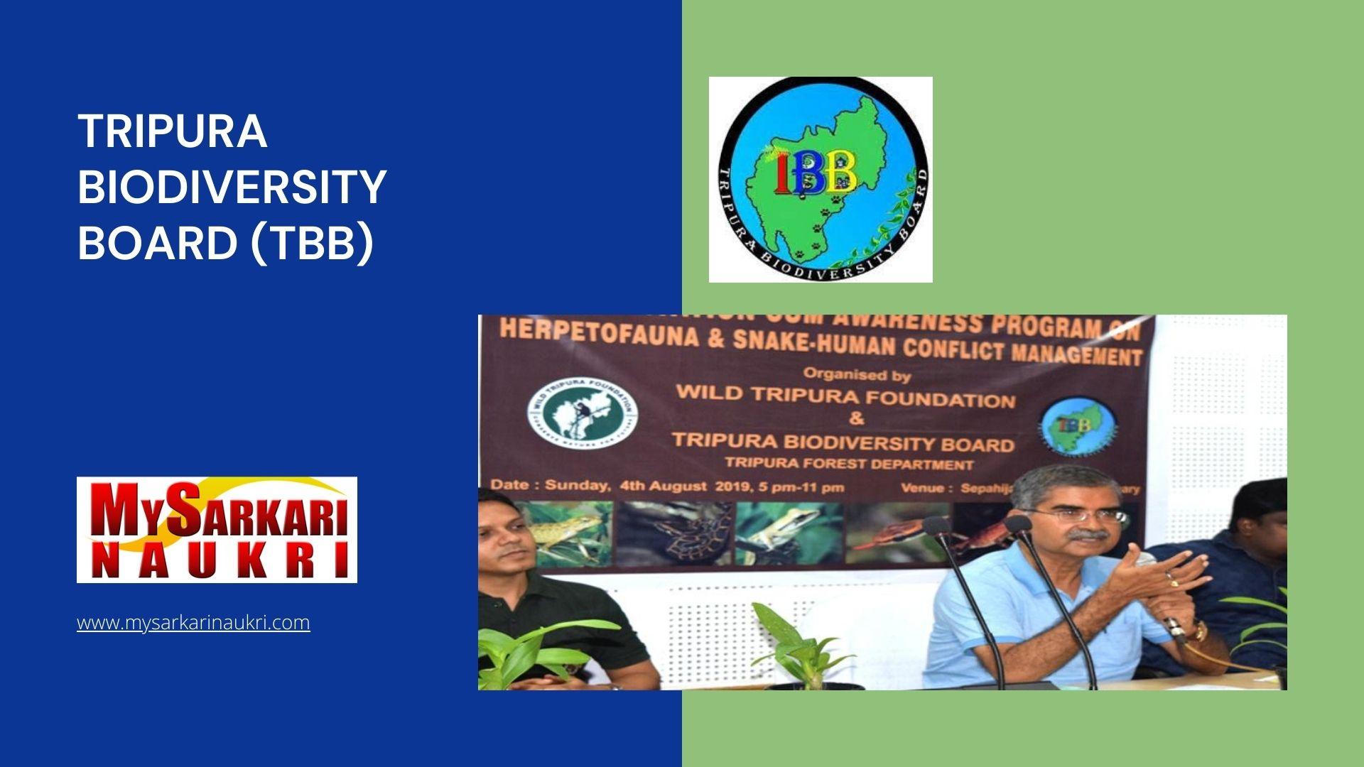 Tripura Biodiversity Board (TBB) Recruitment