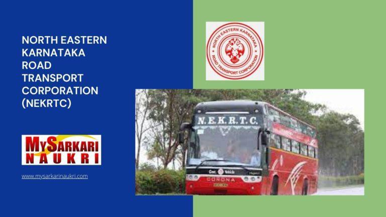 North Eastern Karnataka Road Transport Corporation (NEKRTC) Recruitment