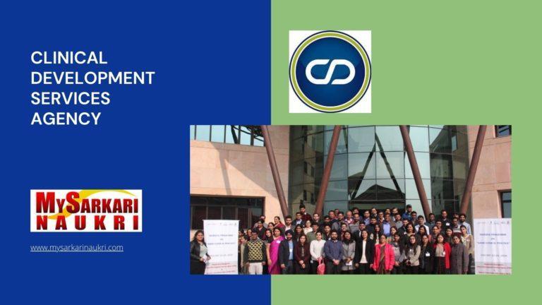 Clinical Development Services Agency Recruitment