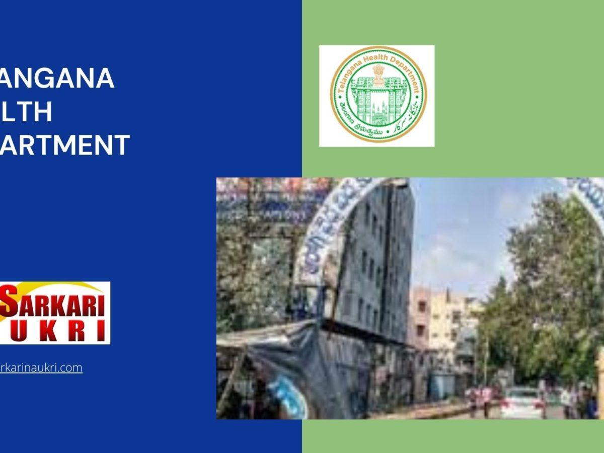 Telangana Health Department Recruitment