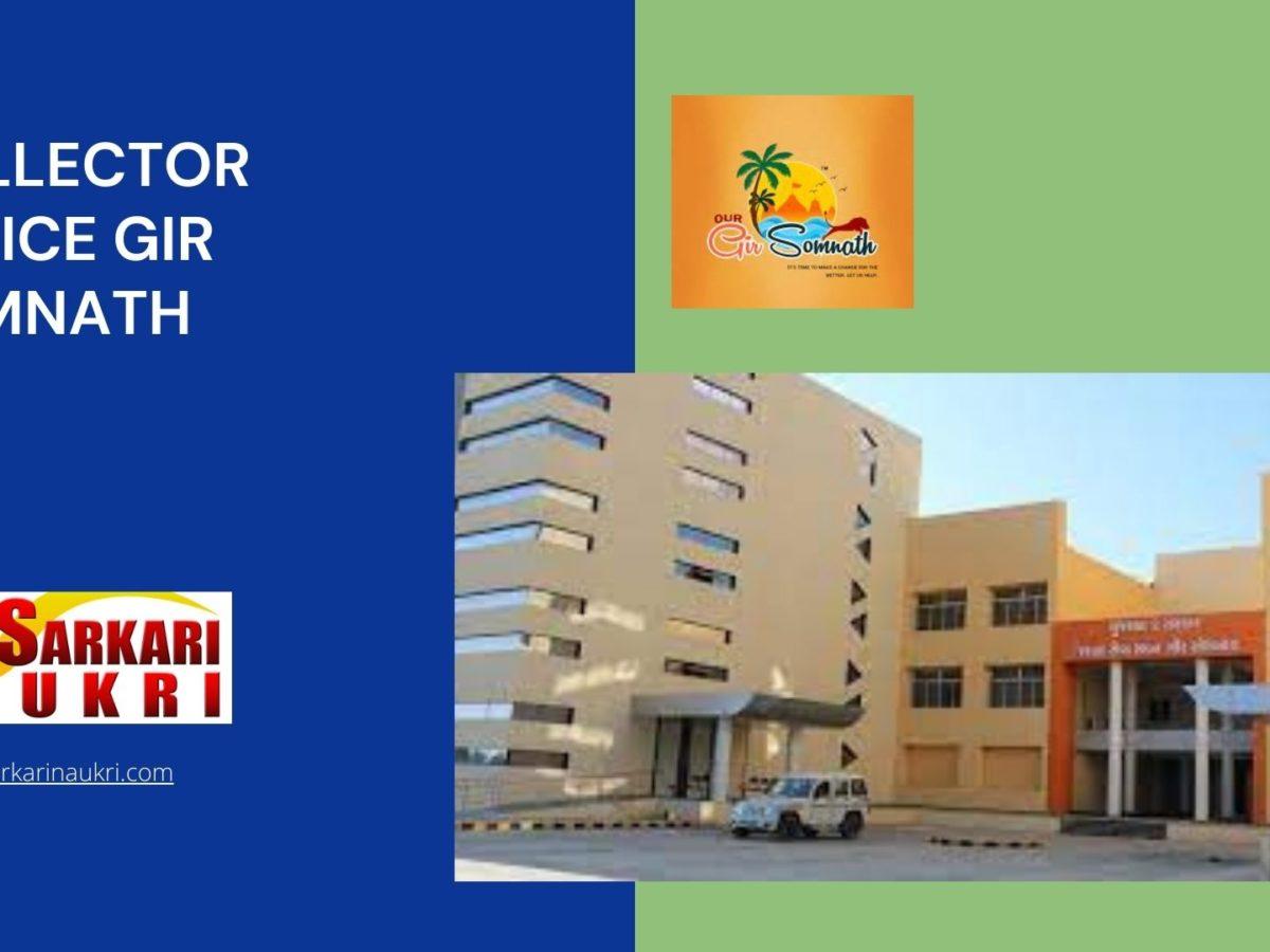 Collector Office Gir Somnath Recruitment