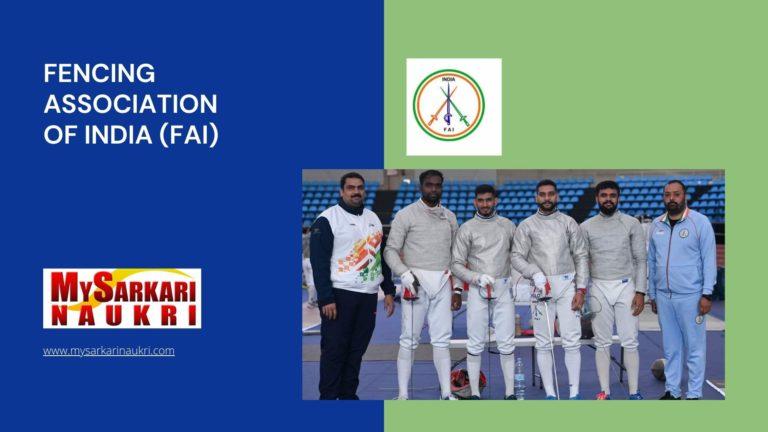 Fencing Association Of India (FAI) Recruitment