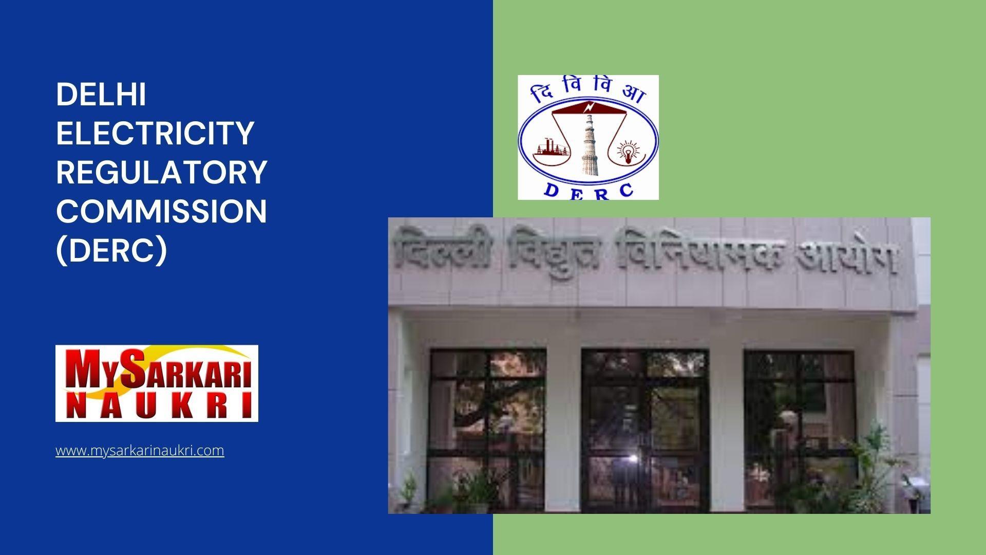 Delhi Electricity Regulatory Commission (DERC) Recruitment