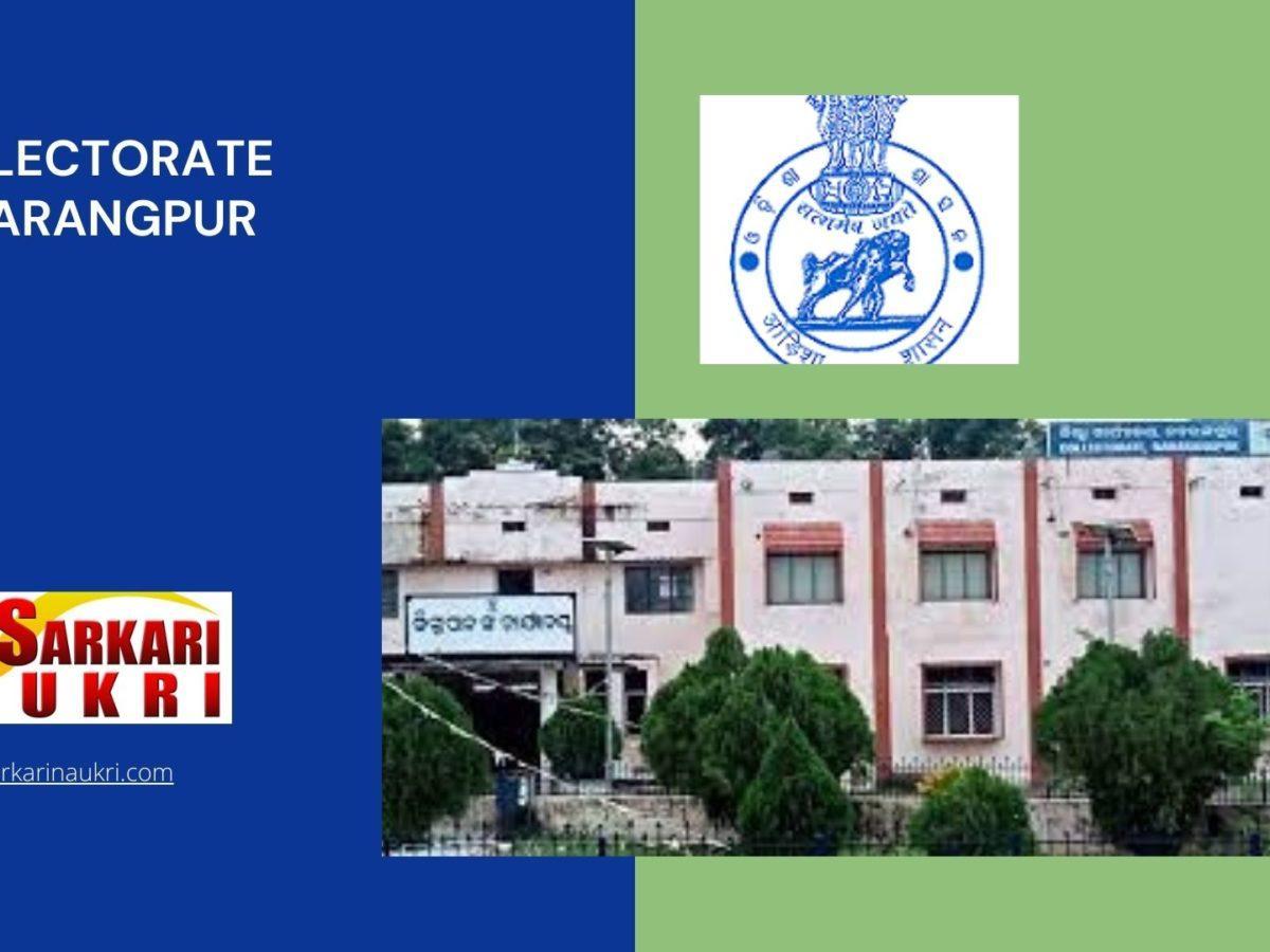 Collectorate Nabarangpur Recruitment