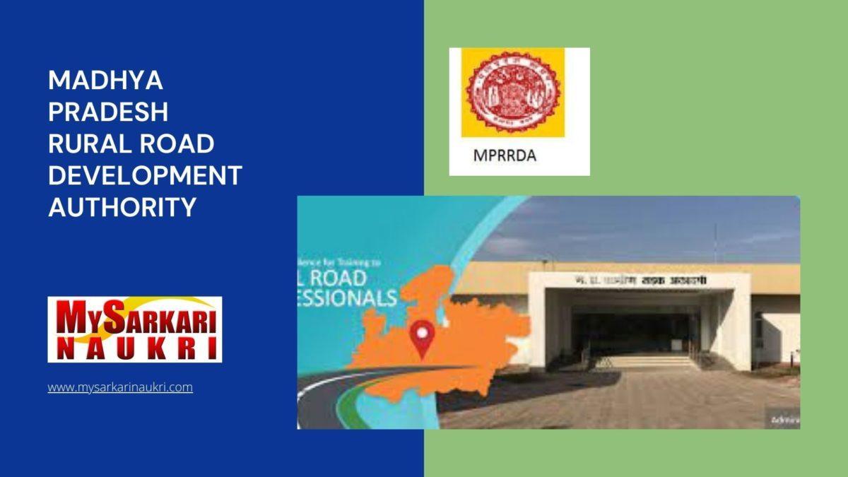 Madhya Pradesh Rural Road Development Authority Recruitment