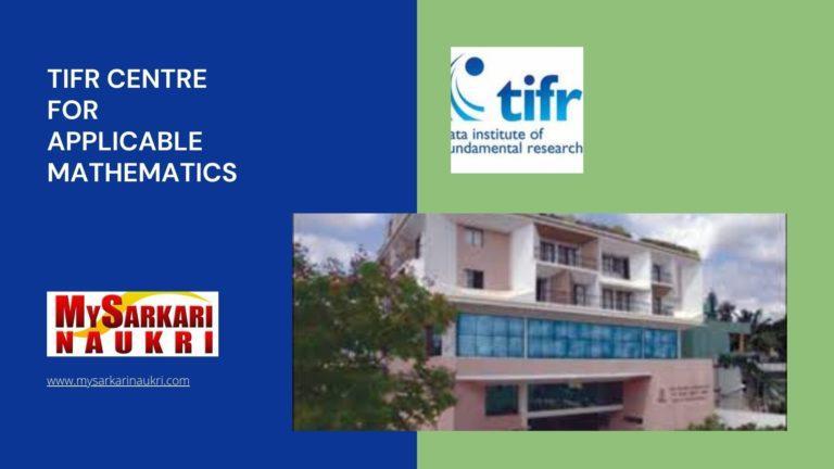 TIFR Centre For Applicable Mathematics Recruitment