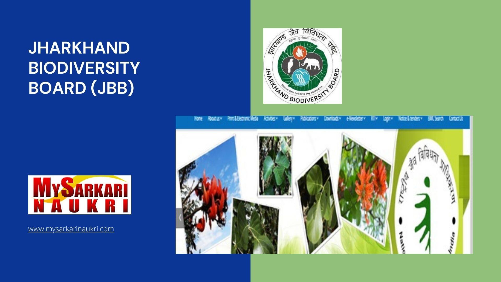 Jharkhand Biodiversity Board (JBB) Recruitment
