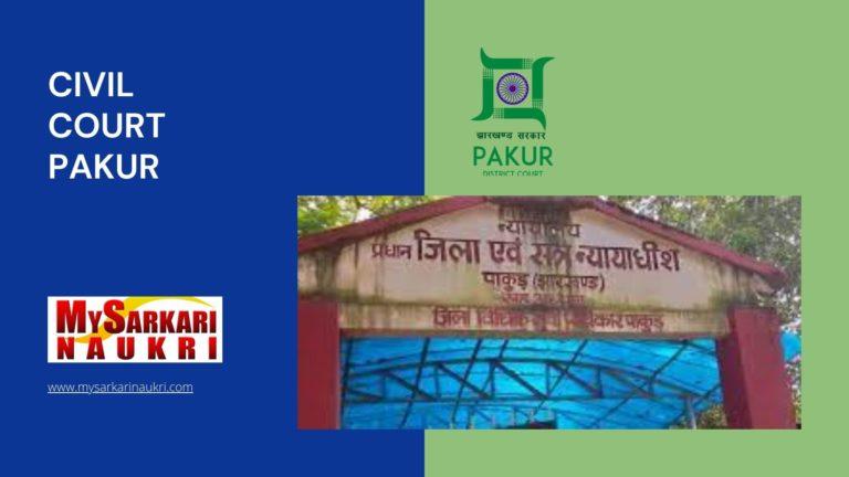 Civil Court Pakur Recruitment