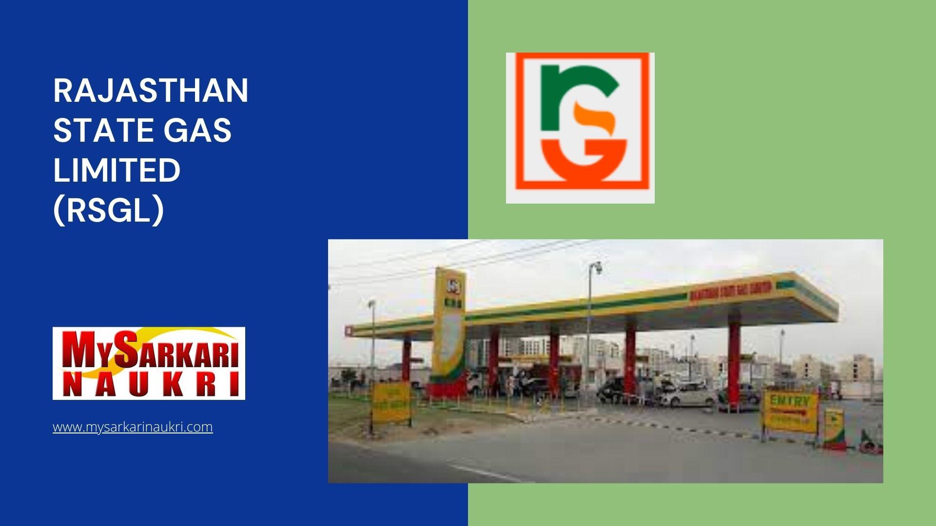 Rajasthan State Gas Limited (RSGL) Recruitment