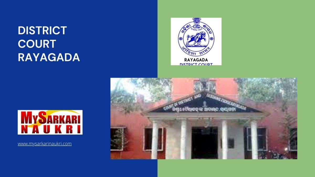 District Court Rayagada Recruitment