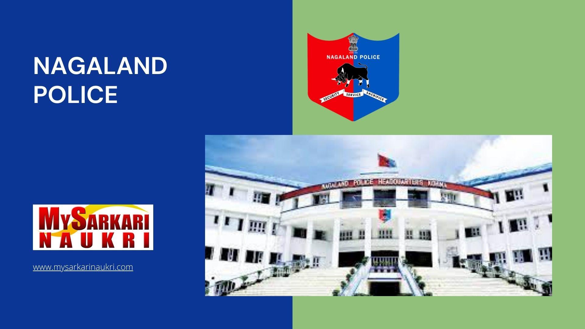 Nagaland Police Recruitment