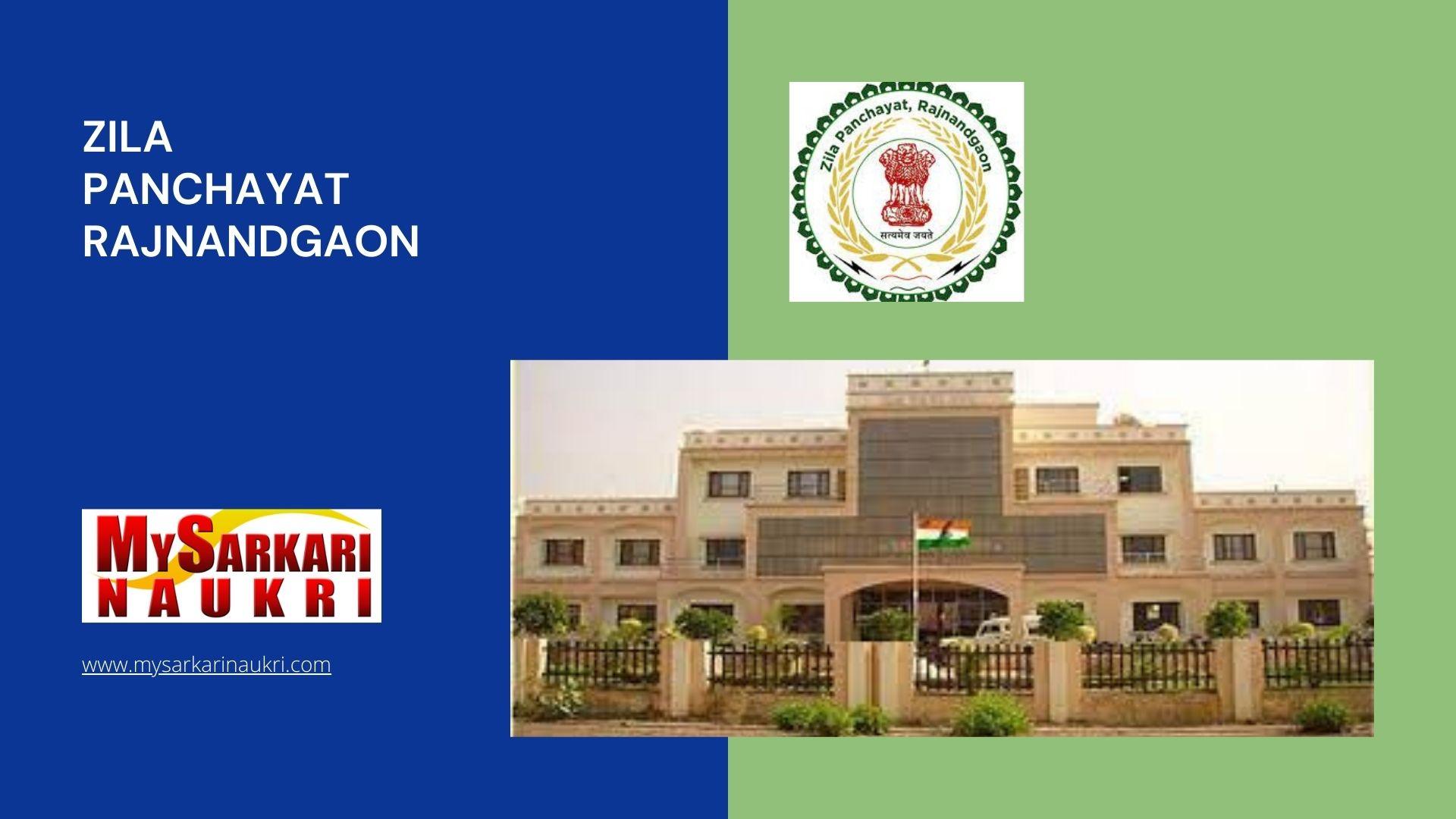 Zila Panchayat Rajnandgaon Recruitment