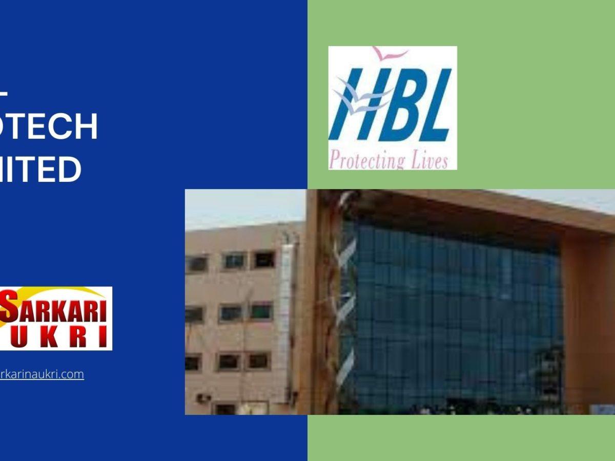 Hll Biotech Limited Recruitment