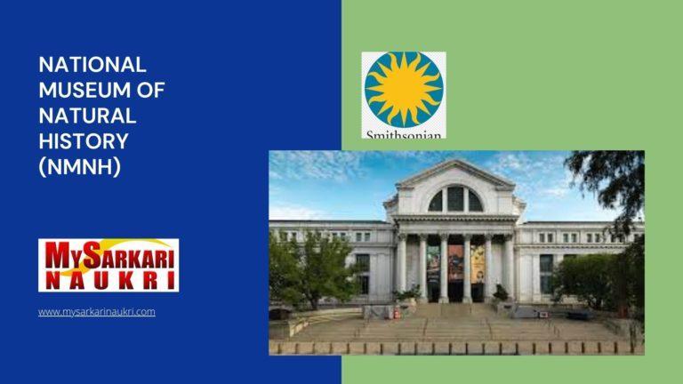 National Museum of Natural History (NMNH) Recruitment