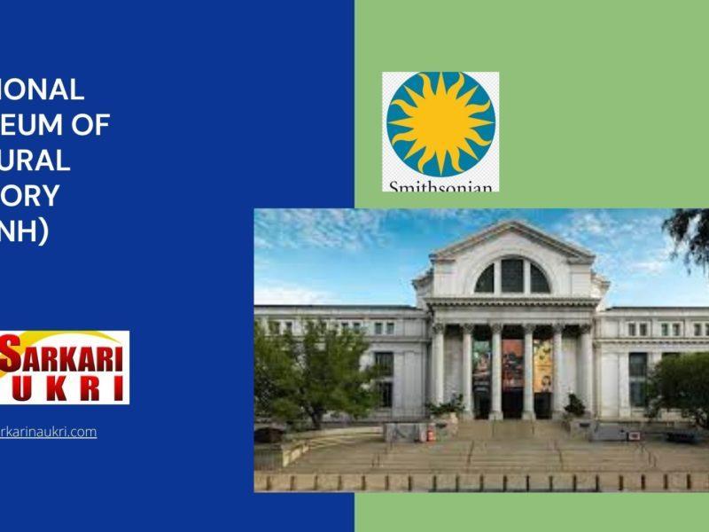 National Museum of Natural History (NMNH) Recruitment