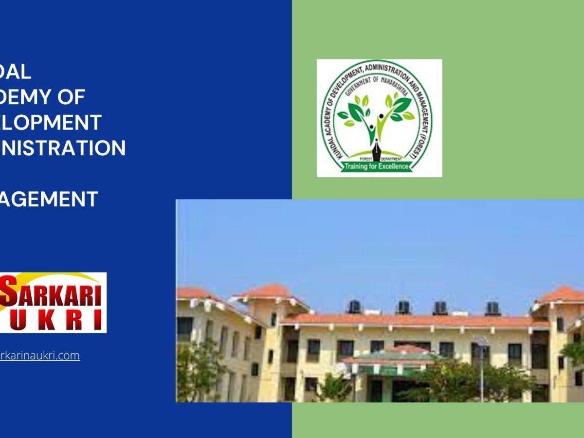Kundal Academy of Development Administration and Management Recruitment