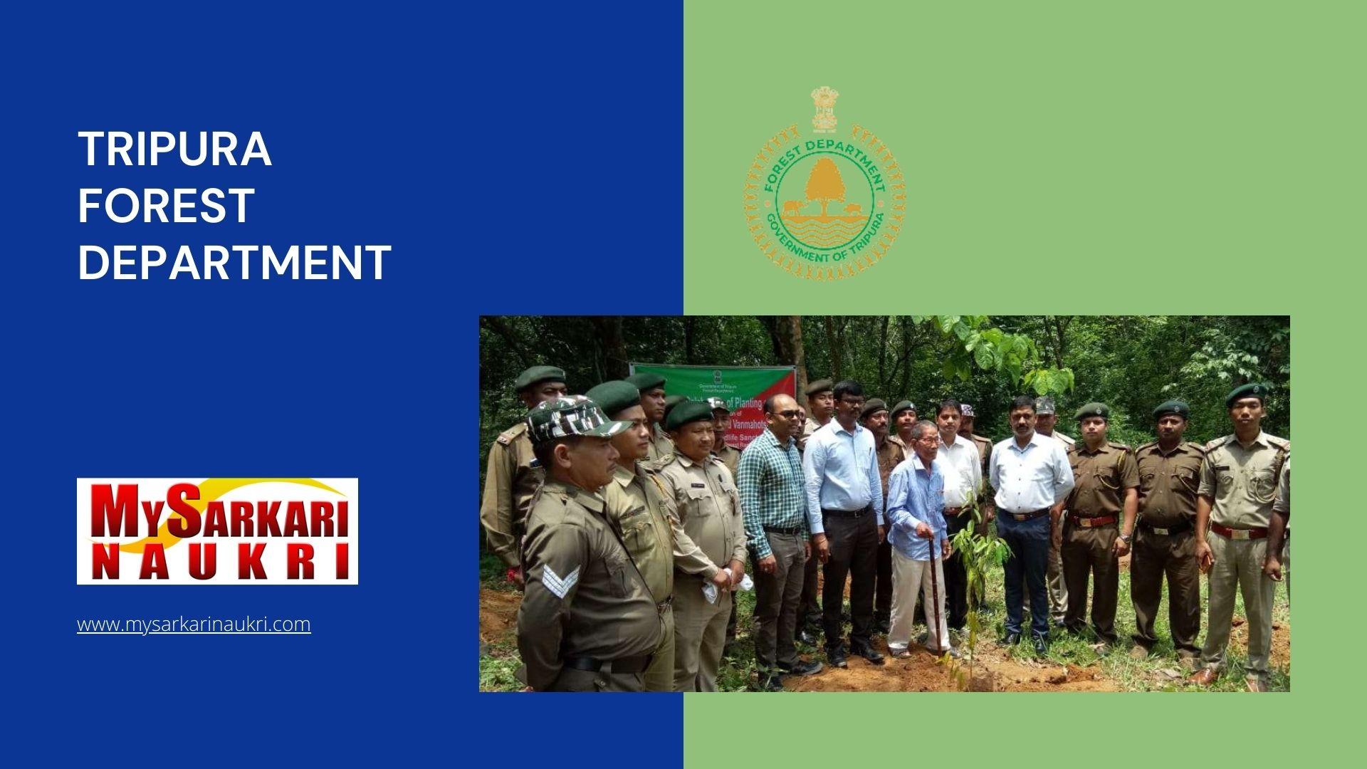 Tripura Forest Department Recruitment