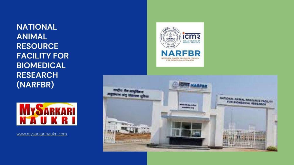 National Animal Resource Facility for Biomedical Research (NARFBR) Recruitment