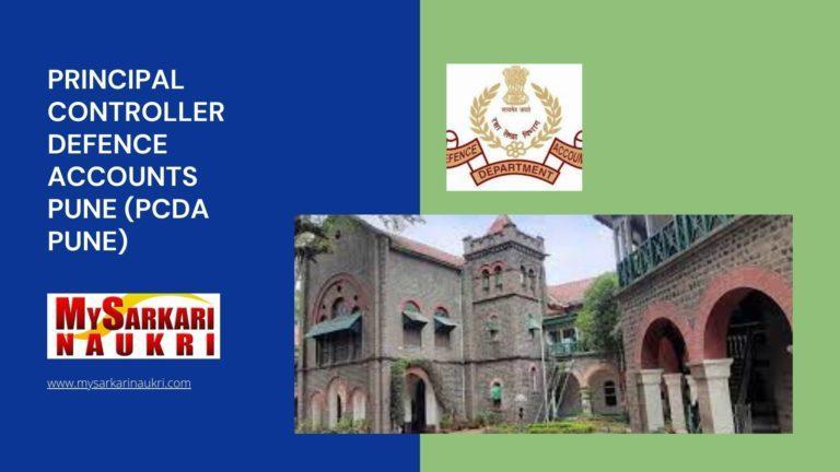 Principal Controller Defence Accounts Pune (PCDA Pune) Recruitment