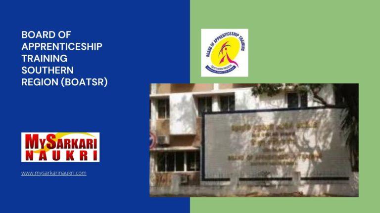 Board of Apprenticeship Training Southern Region (BOATSR) Recruitment