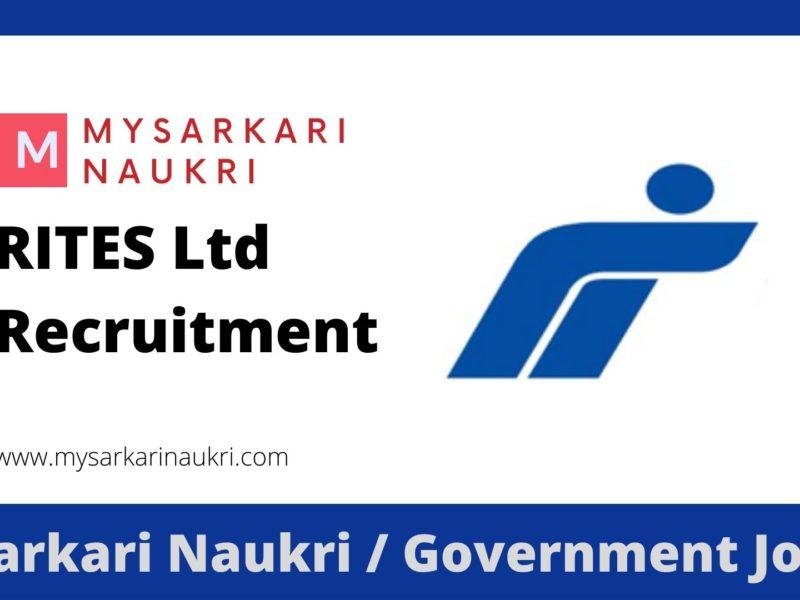 Rites Ltd Recruitment 2023