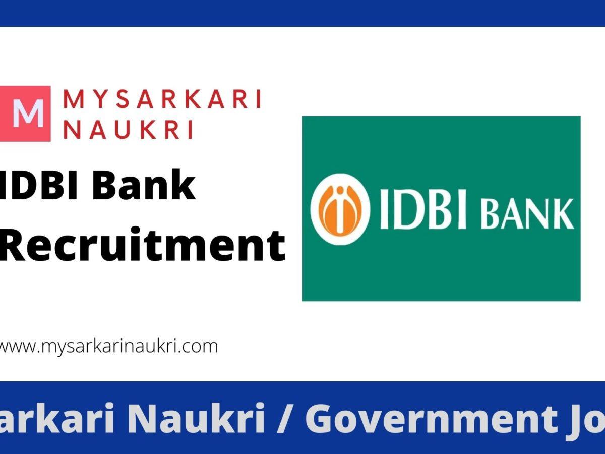 IDBI Bank Recruitment 2023
