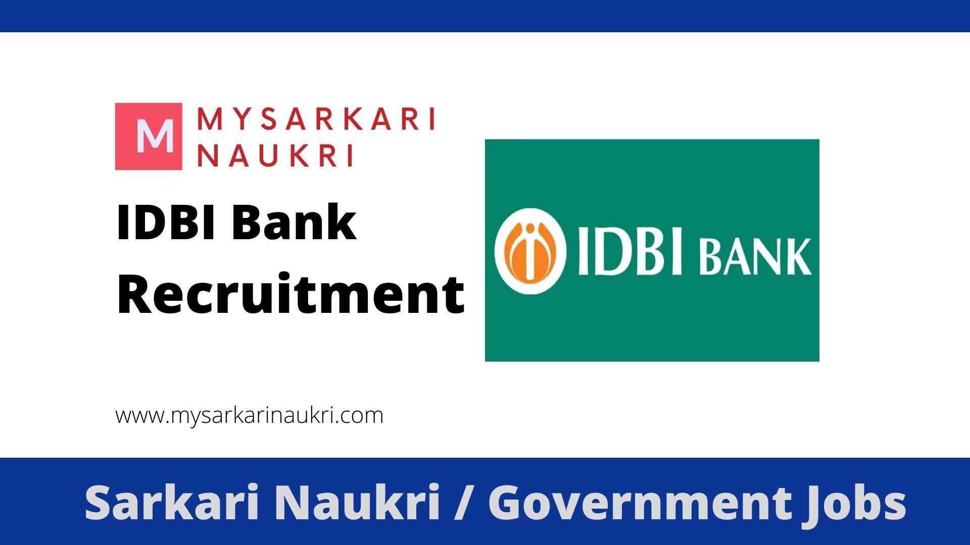 IDBI Bank Recruitment 2023