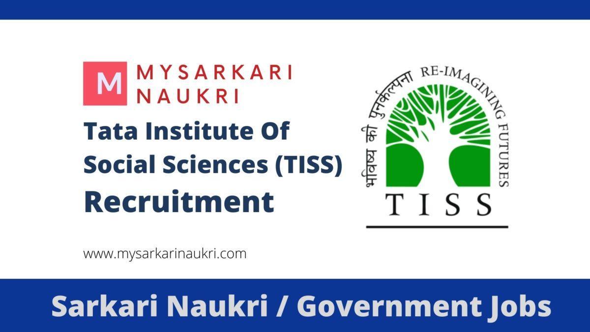 Tata Institute of Social Sciences Recruitment