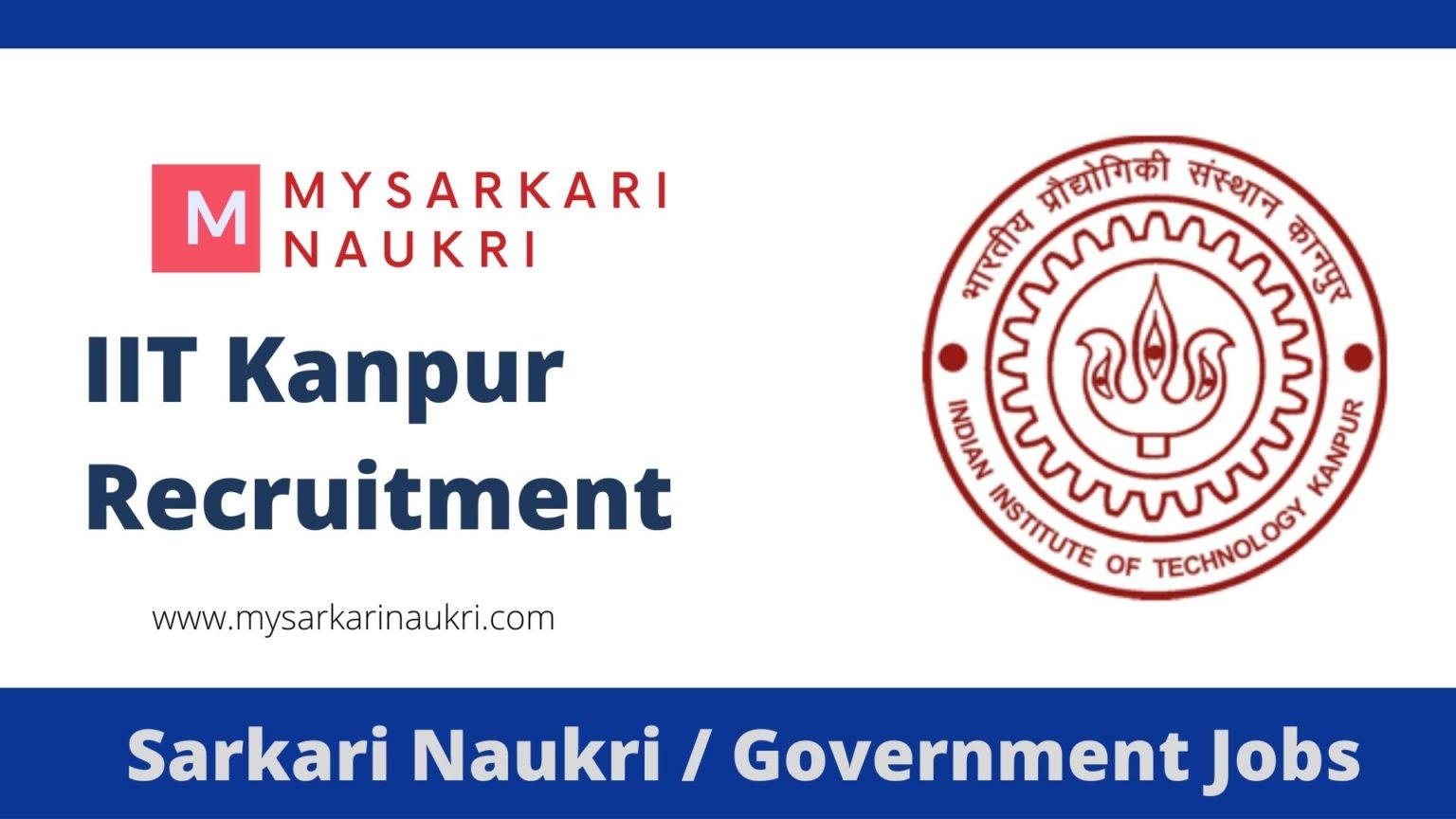 Indian Institute of Technology (IIT) Kanpur Recruitment ...