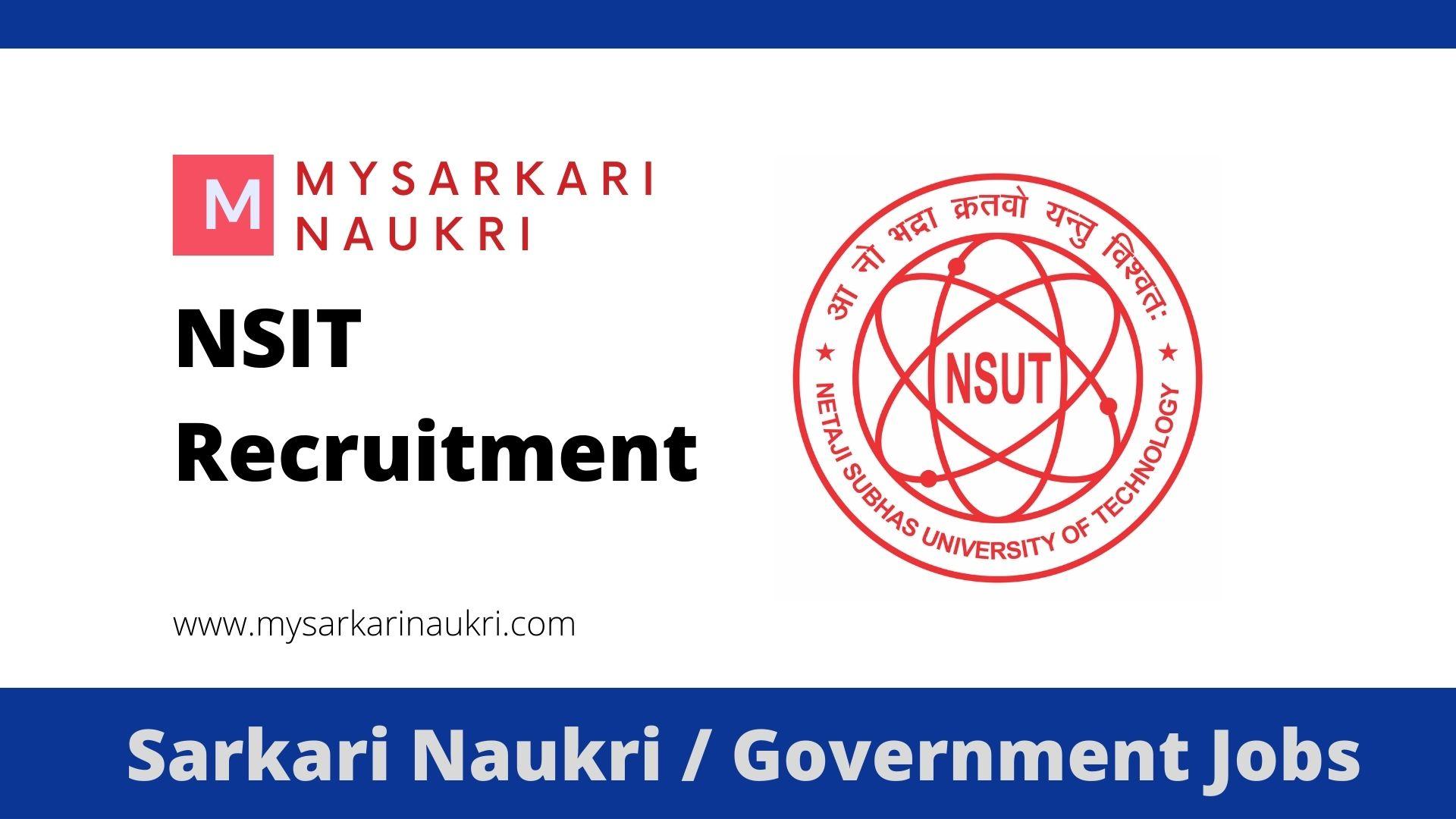 Netaji Subhas Institute of Technology