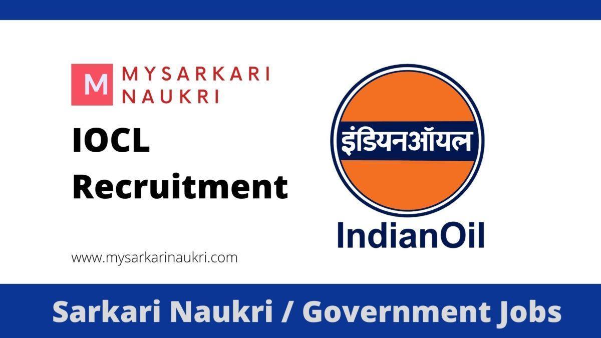 IOCL Recruitment 2023 Indian Oil Corporation Jobs