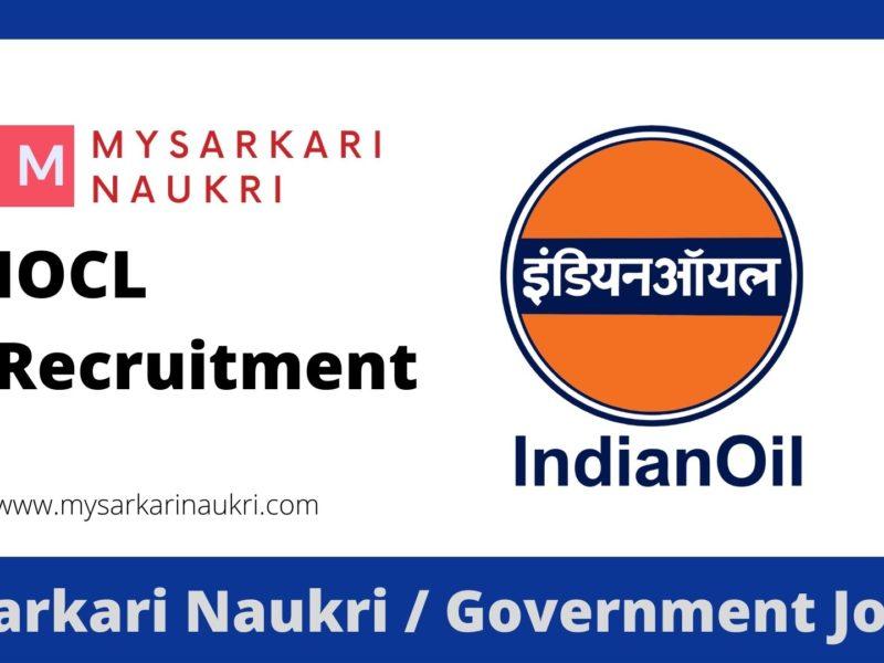IOCL Recruitment 2023 Indian Oil Corporation Jobs