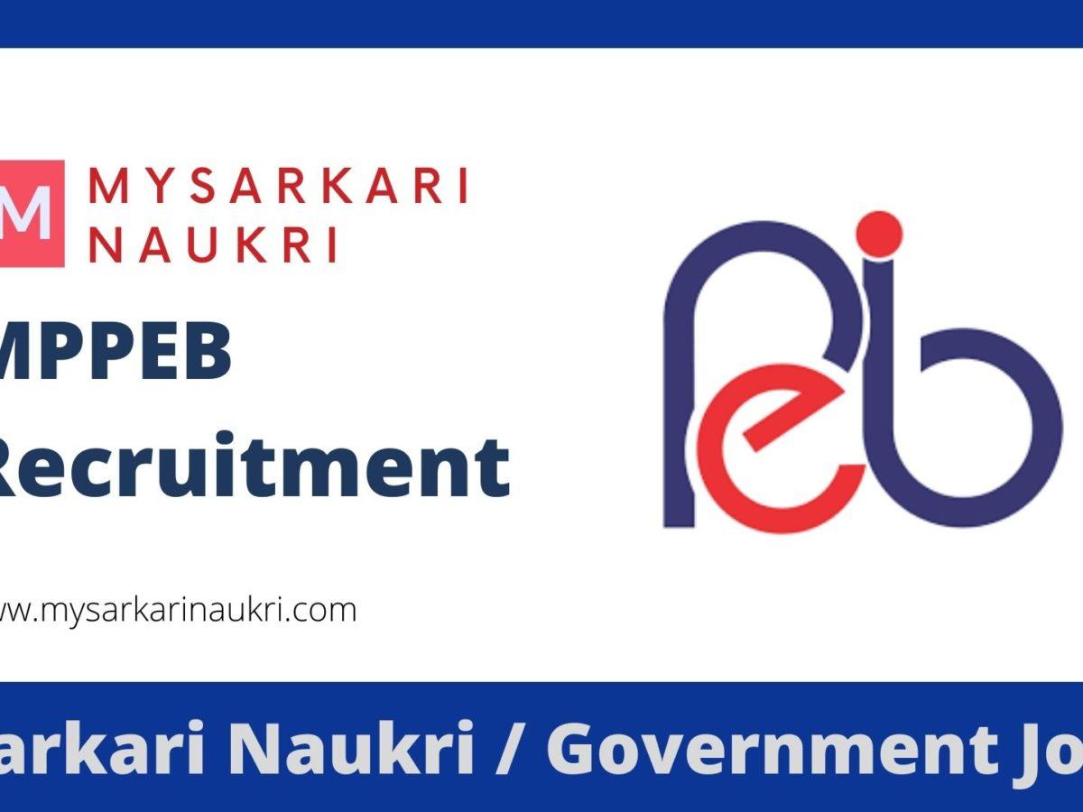 Madhya Pradesh Professional Examination Board (MPPEB)Recruitment,  MP Vyapam Jobs