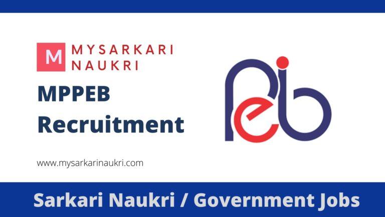 Madhya Pradesh Professional Examination Board (MPPEB)Recruitment,  MP Vyapam Jobs