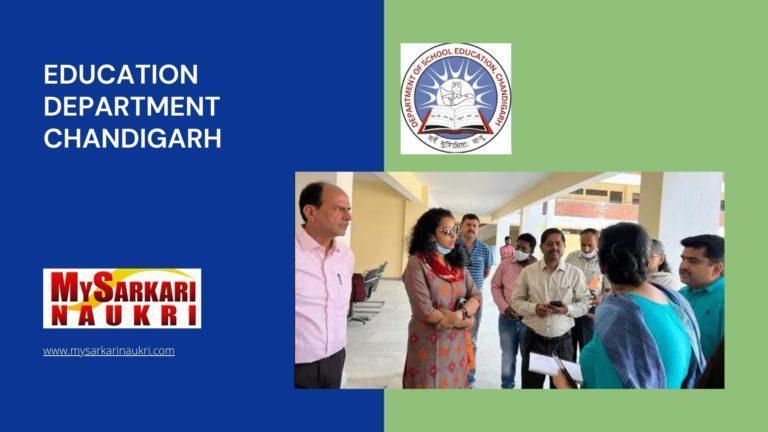 Education Department Chandigarh