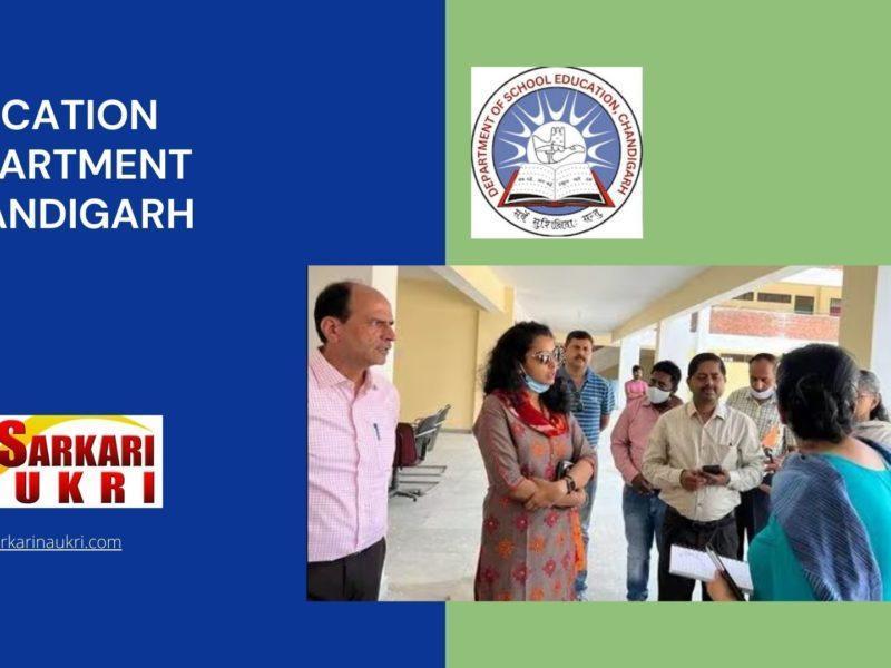 Education Department Chandigarh