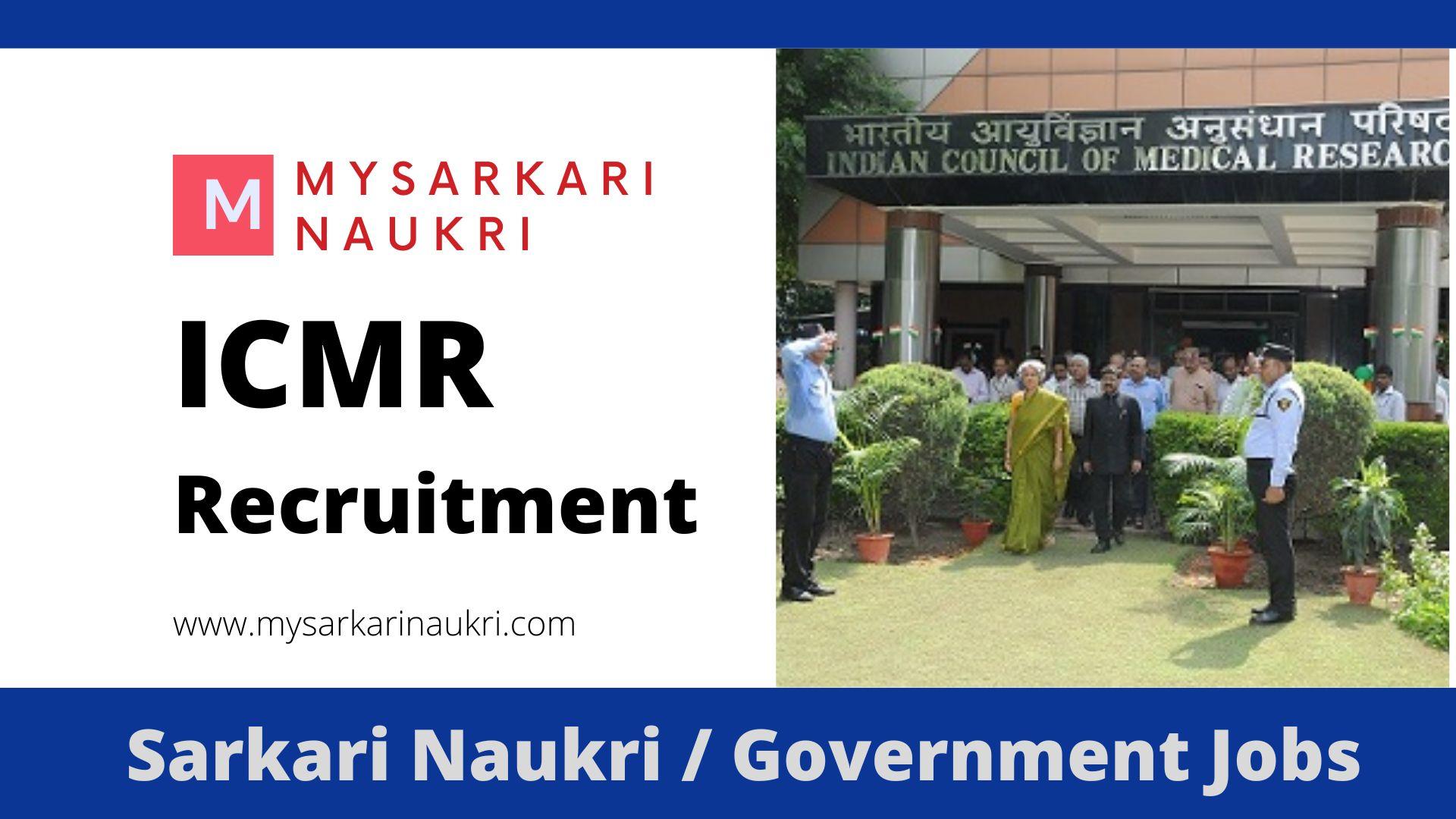 ICMR Recruitment: Opportunities Await for Aspiring Medical Professionals