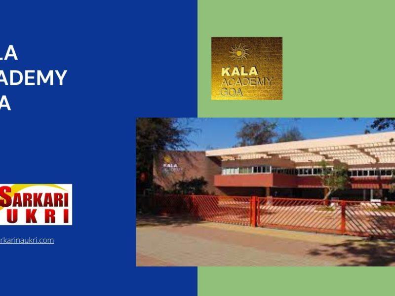 Kala Academy Goa Recruitment