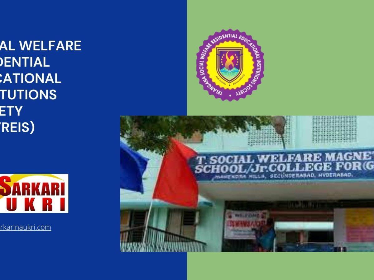 Social Welfare Residential Educational Institutions Society (TSWREIS) Recruitment