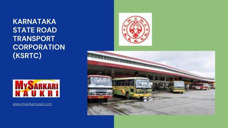 Karnataka State Road Transport Corporation (KSRTC) Recruitment