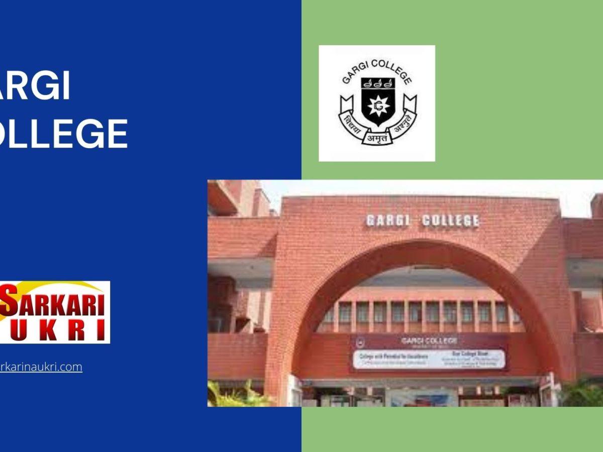 Gargi College Recruitment