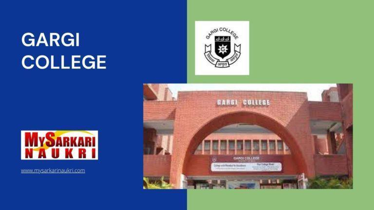 Gargi College Recruitment