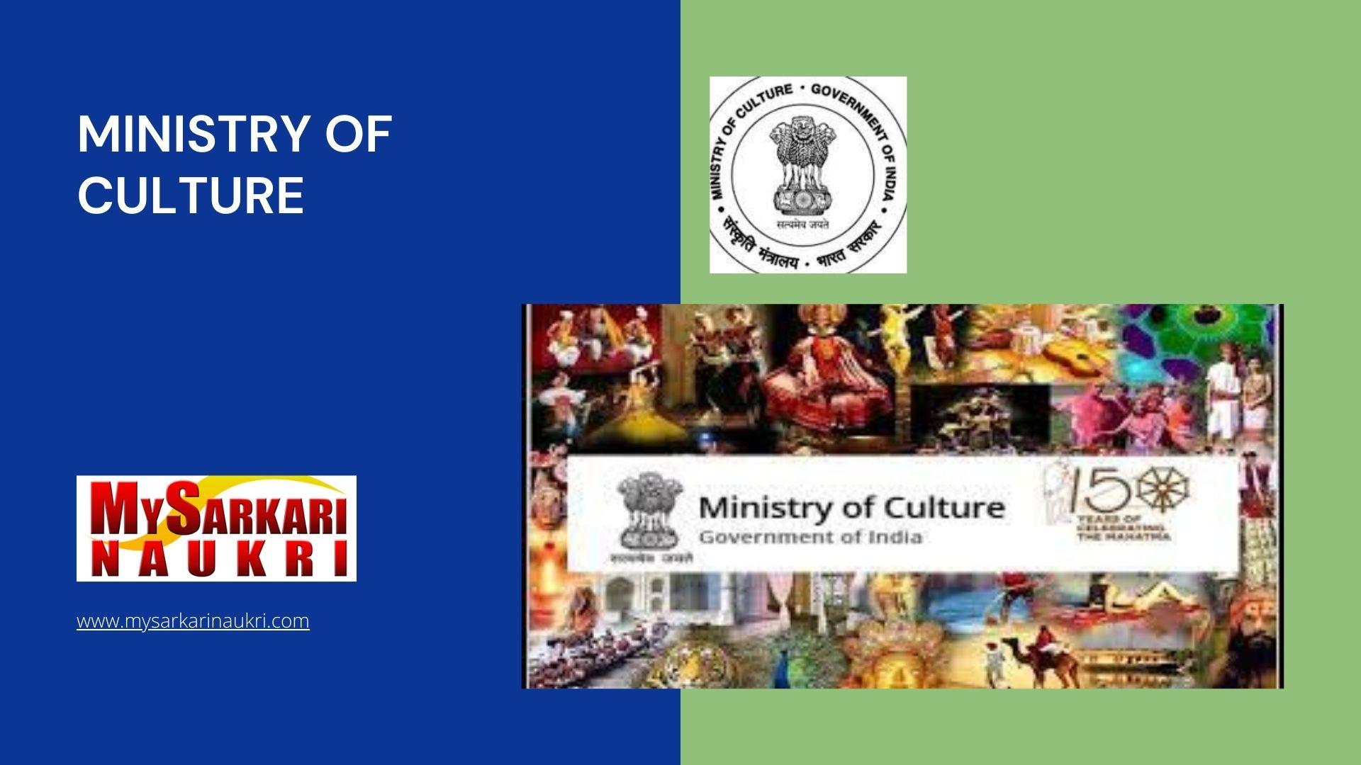 Ministry Of Culture Recruitment